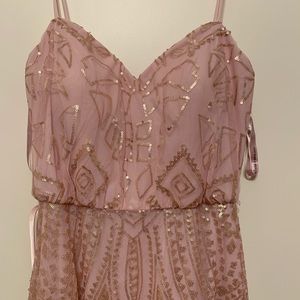 Blush Rose Gold Bridesmaid Dress